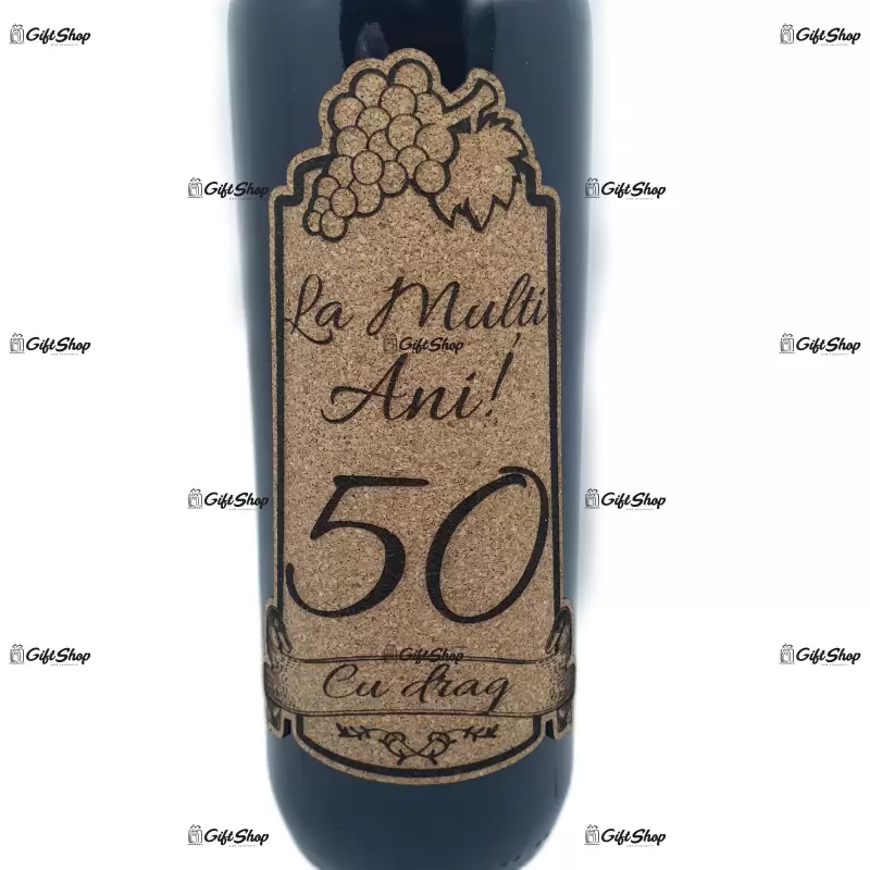 La multi ani 50 editie limitata, vin rosu cabernet sauvignon, demisec, 750ml, 13.5% alcool