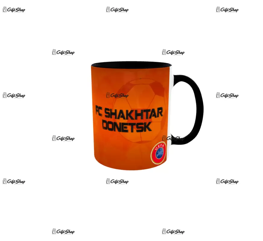 Fc shakhtar donetsk, cana din ceramica, 330ml