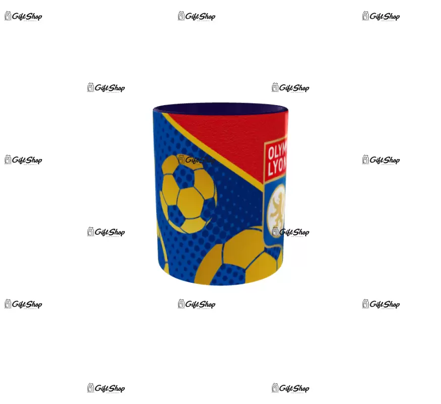 Olympique lyonnais, cana din ceramica, 330ml