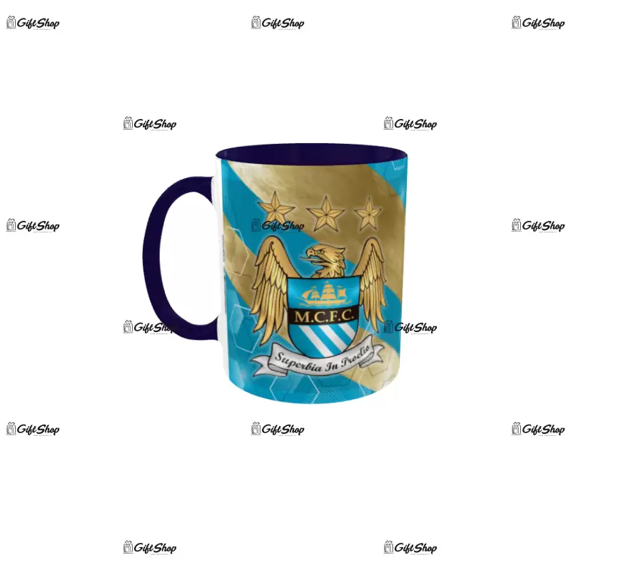 Manchester city fc, cana din ceramica, 330ml