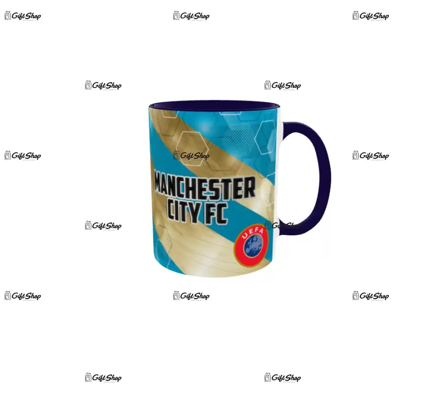 Manchester city fc, cana din ceramica, 330ml