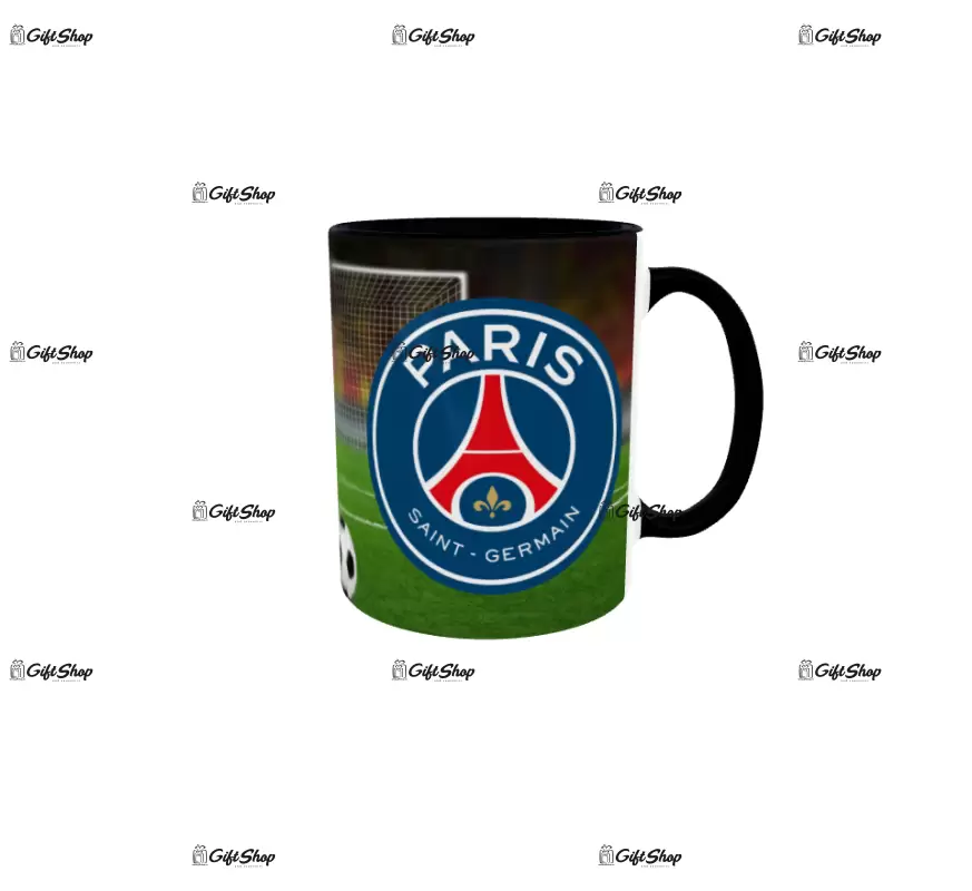 Paris saint germain, cana din ceramica, 330ml, model 2