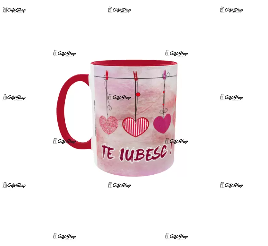 Te iubesc, cana din ceramica, 330ml, model 1
