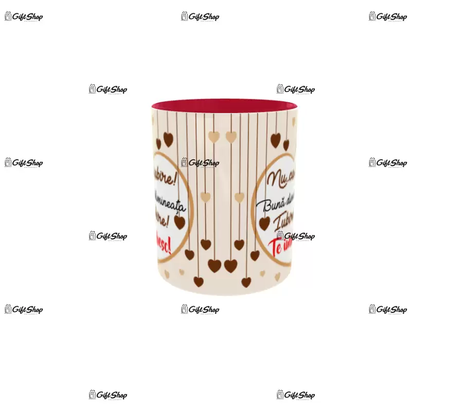 Te iubesc, cana din ceramica, 330ml, model 3