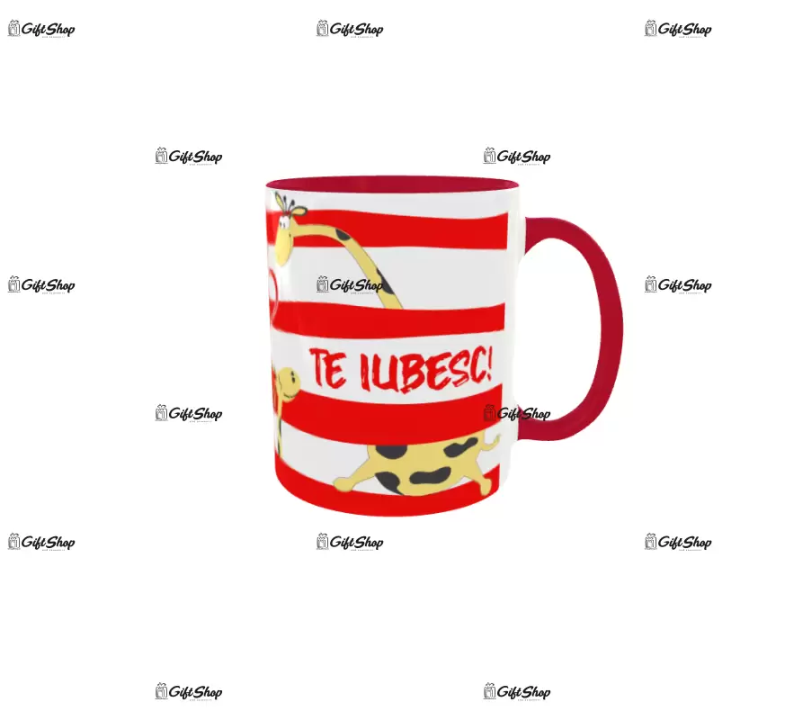 Te iubesc, cana din ceramica, 330ml, model 5