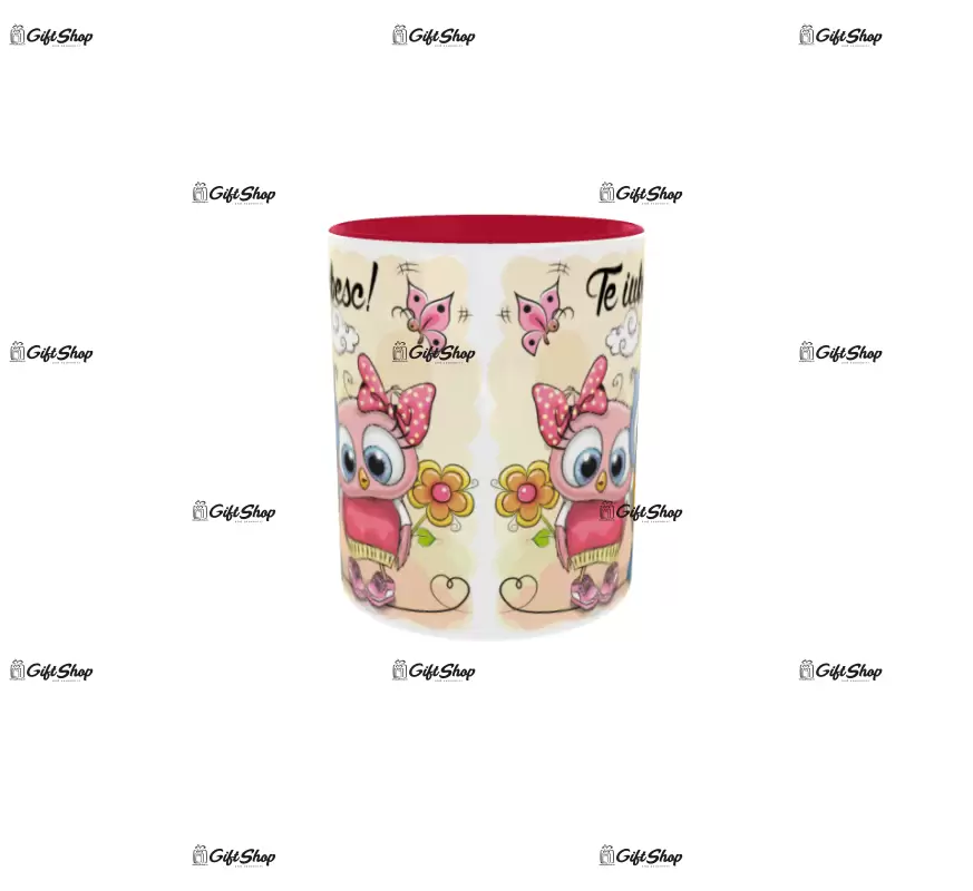 Te iubesc, cana din ceramica, 330ml, model 6