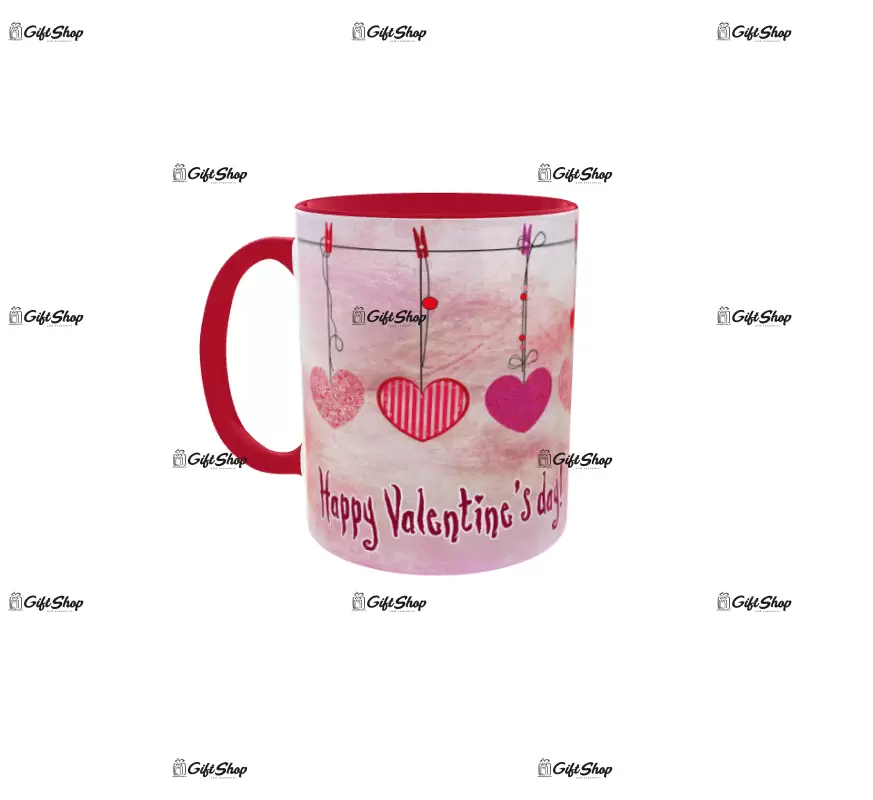 Happy valentine`s day, model 1, cana ceramica, 330ml