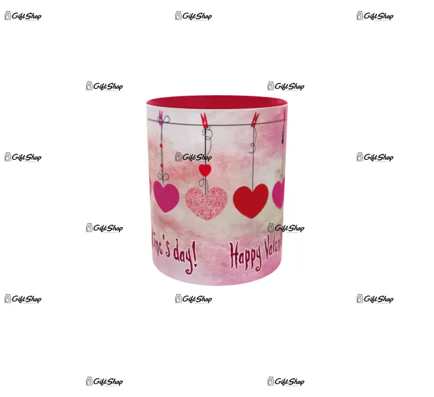 Happy valentine`s day, model 1, cana ceramica, 330ml