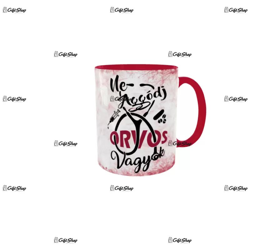 Ne aggódj orvos vagyok, cana ceramica, 330ml