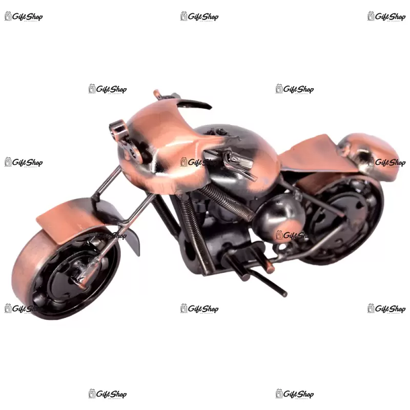 Motocicleta din metal, model mijlocie a