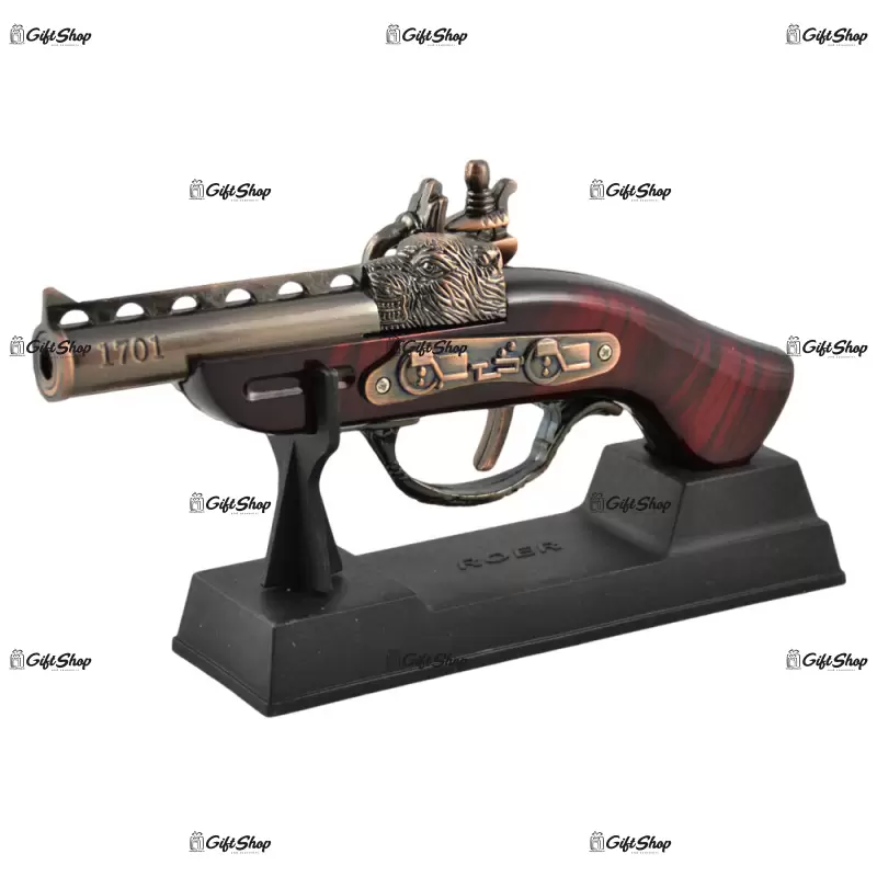 Pistol bricheta flinta, epoca b