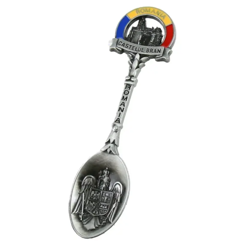 Castelul bran, romania, magnet frigider lingurta 3x11 cm