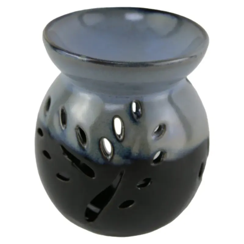 Candela aromaterapie din ceramica, degrade 11 cm