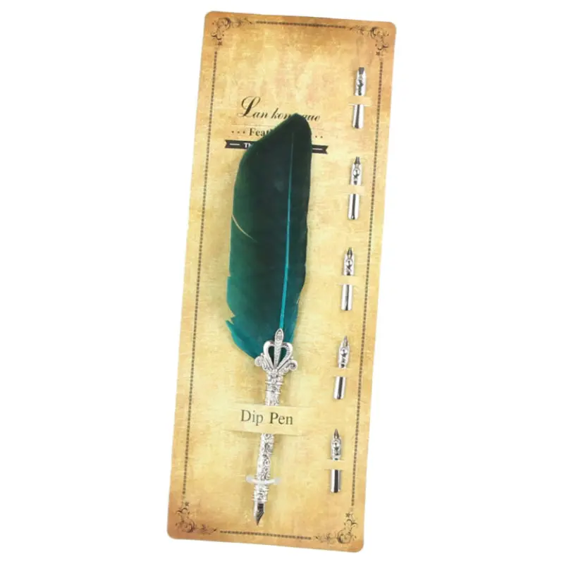 Set cadou, pana de scris dip pen, 6 piese