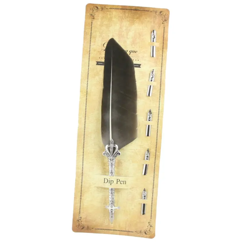 Set cadou, pana de scris dip pen, 6 piese