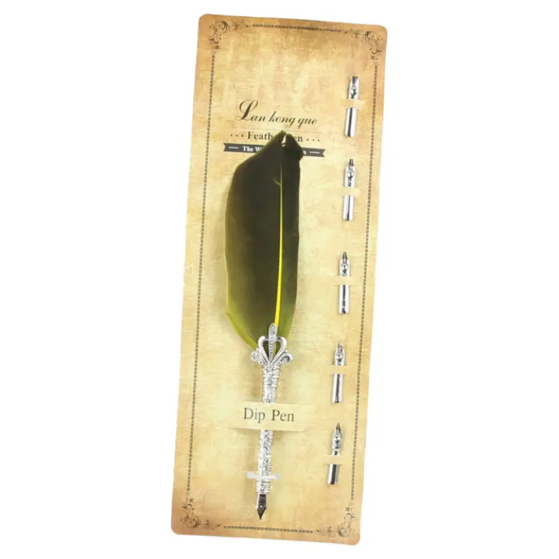 Set cadou, pana de scris dip pen, 6 piese