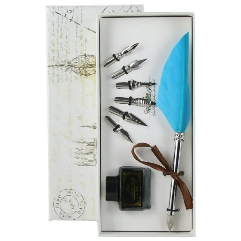 Set cadou, pana de scris,  8 piese