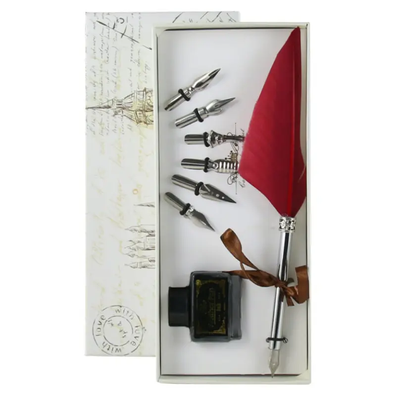 Set cadou, pana de scris,  8 piese