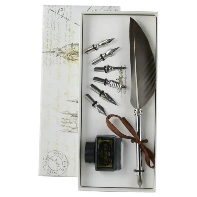Set cadou, pana de scris,  8 piese