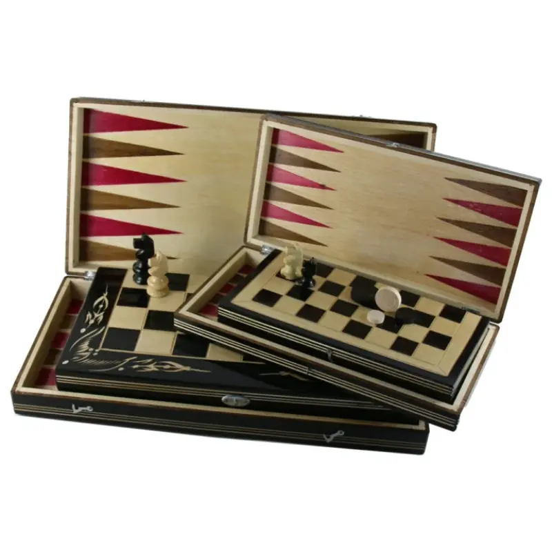 Joc sah cu table, din lemn c