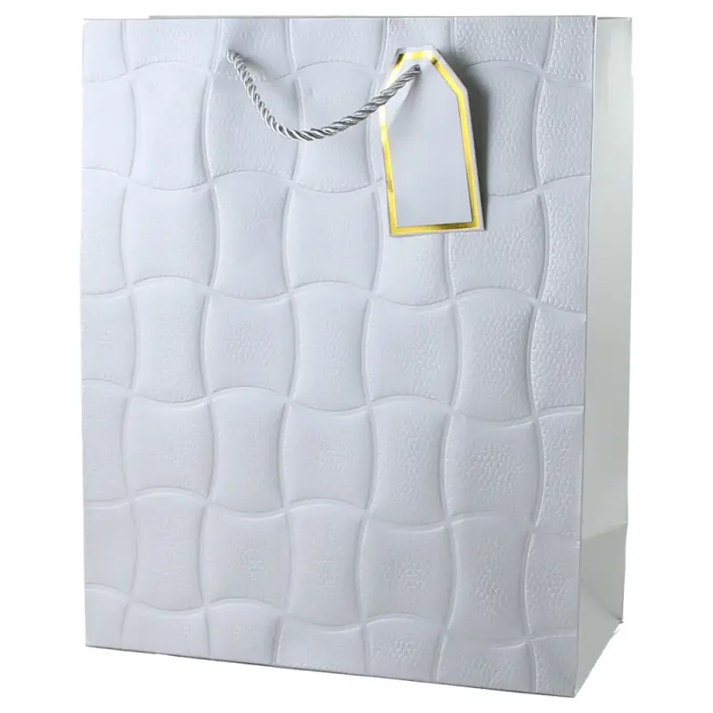 Punga cadou din hartie 26×32 cm, cu eticheta