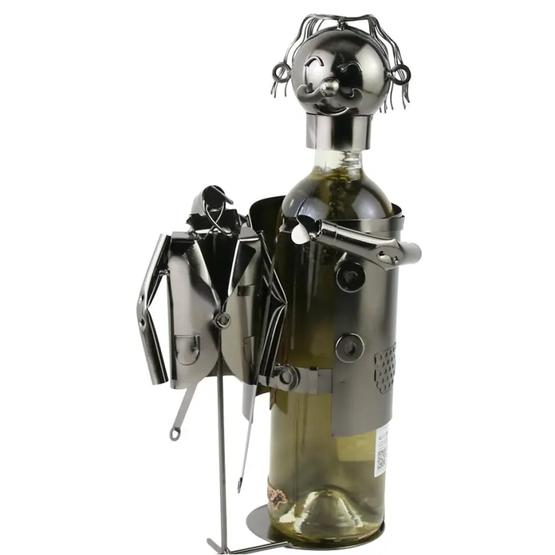 Croitor, suport din metal pentru sticla, 17x33 cm