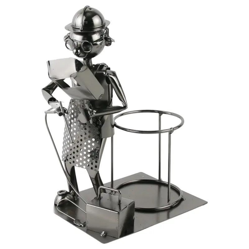 Sudor, suport din metal pentru sticla, 13x25 cm