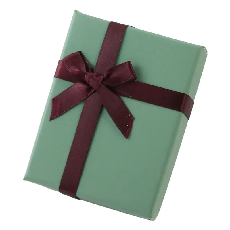Cutie bijuterii cu fundita, dimensiune 7x9 cm din carton