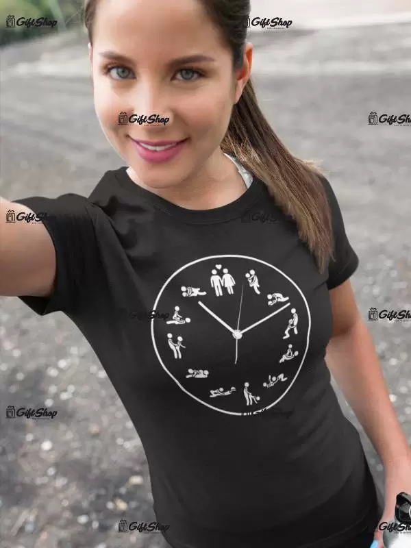 Sex watch, tricou cu mesaj f