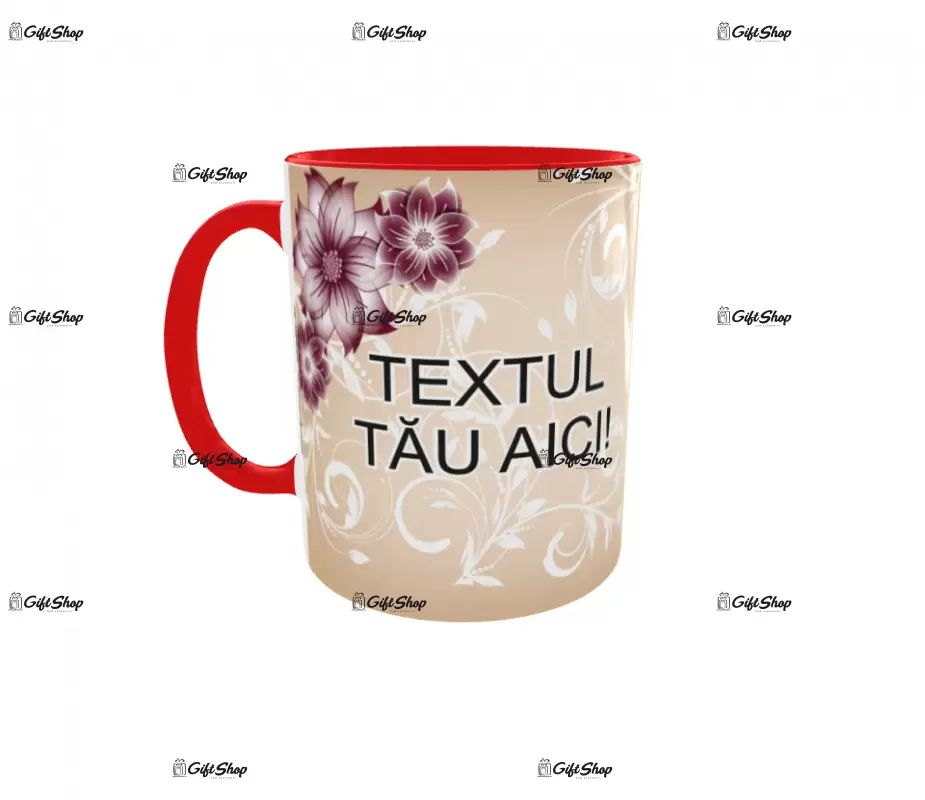 Cana, personalizata cu poza si text, 330ml, model 3106