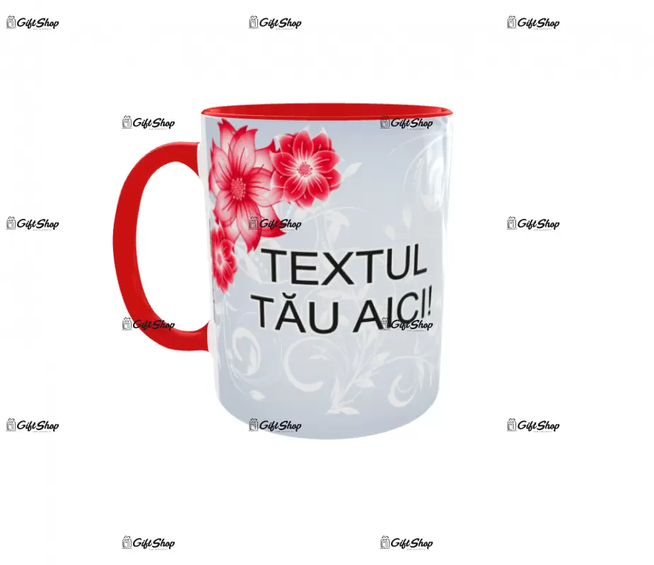 Cana, personalizata cu poza si text, 330ml, model 3107