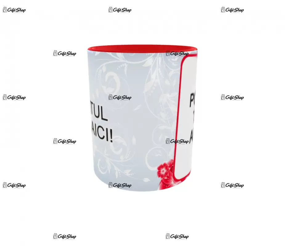 Cana, personalizata cu poza si text, 330ml, model 3107