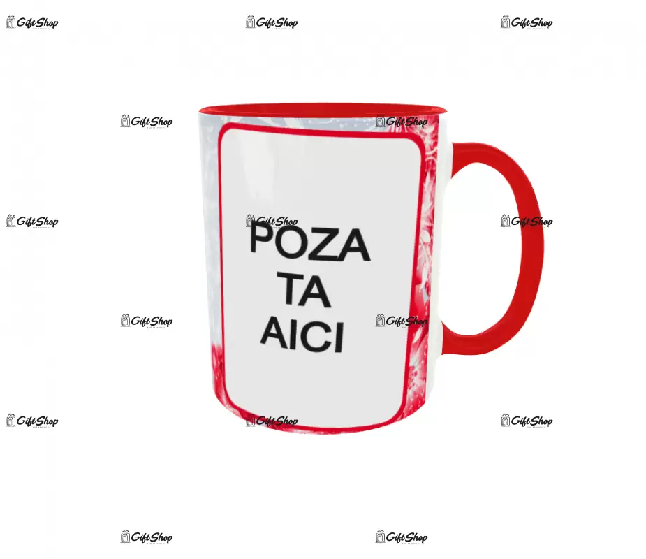 Cana, personalizata cu poza si text, 330ml, model 3107