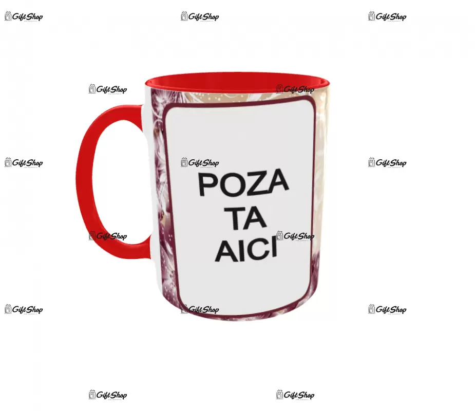 Cana, personalizata cu poza si text, 330ml, model 3108