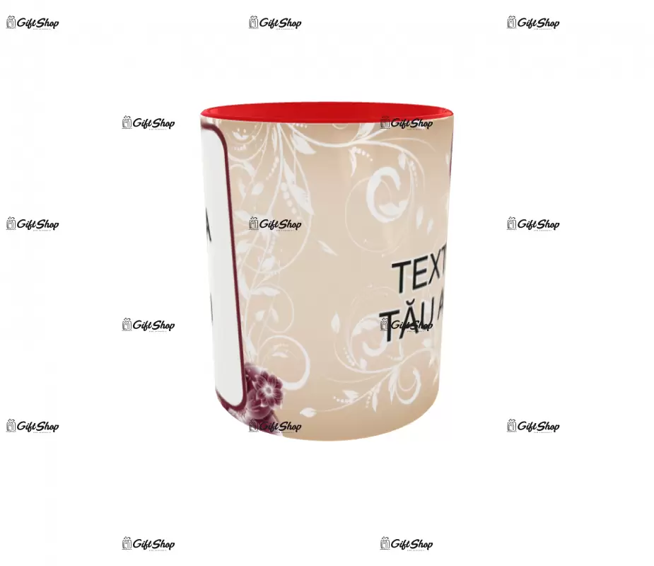 Cana, personalizata cu poza si text, 330ml, model 3108