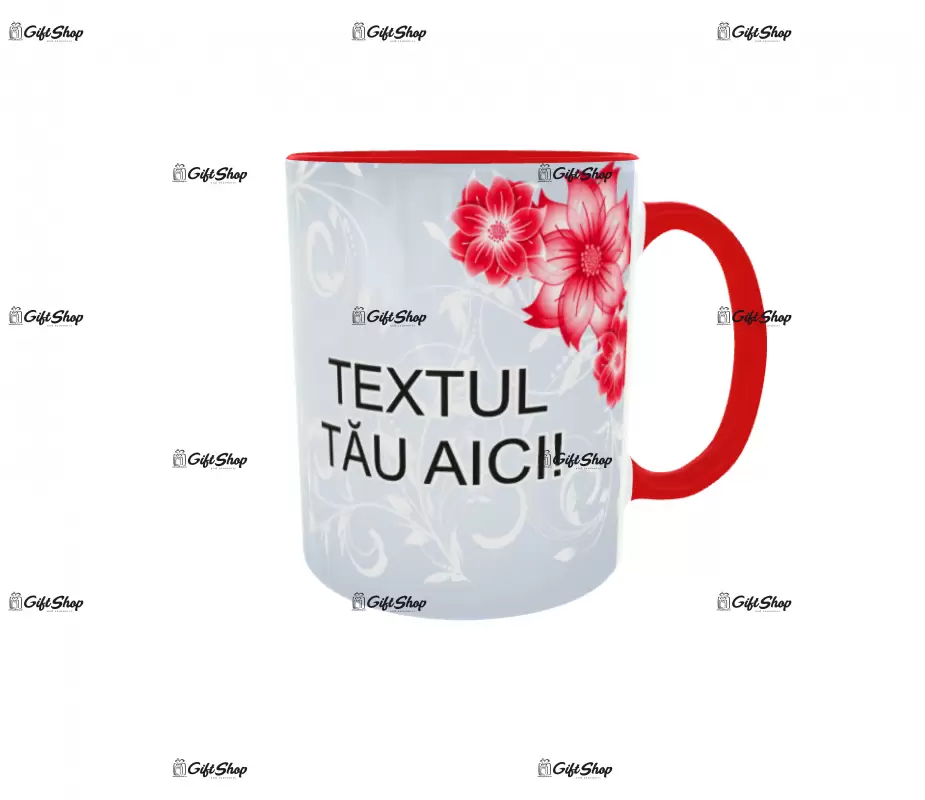Cana, personalizata cu poza si text, 330ml, model 3109
