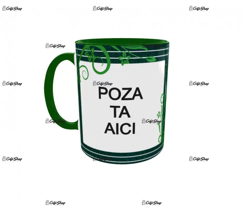 Cana, personalizata cu poza si text, 330ml, model 3112
