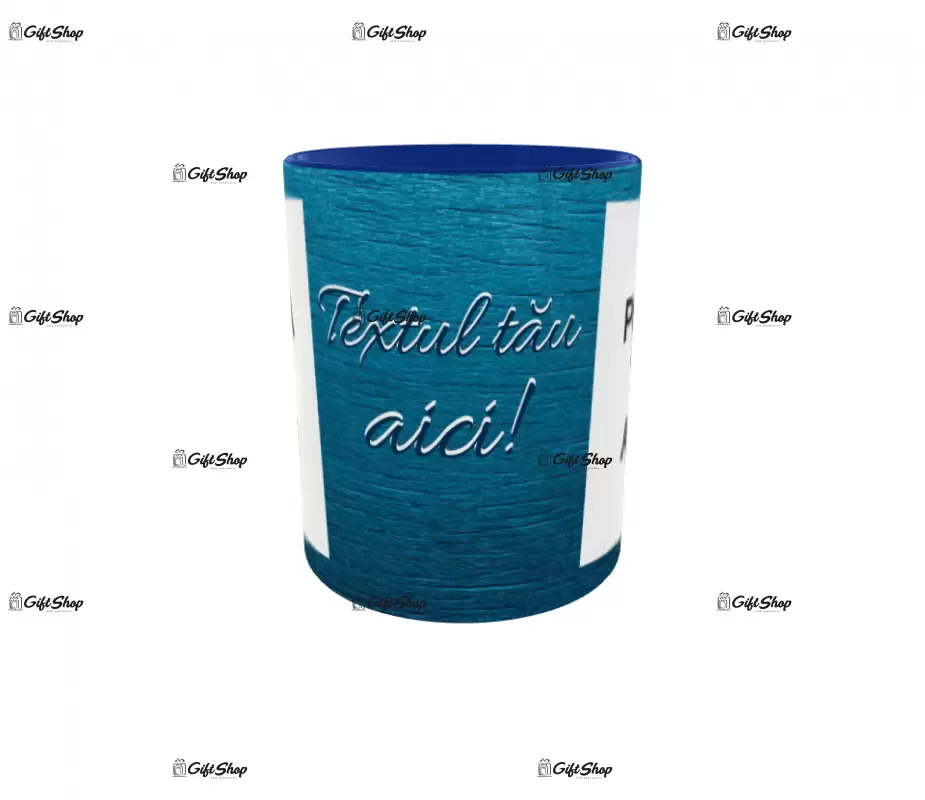 Cana, personalizata cu 2 poze si 1 text, 330ml, model 3118
