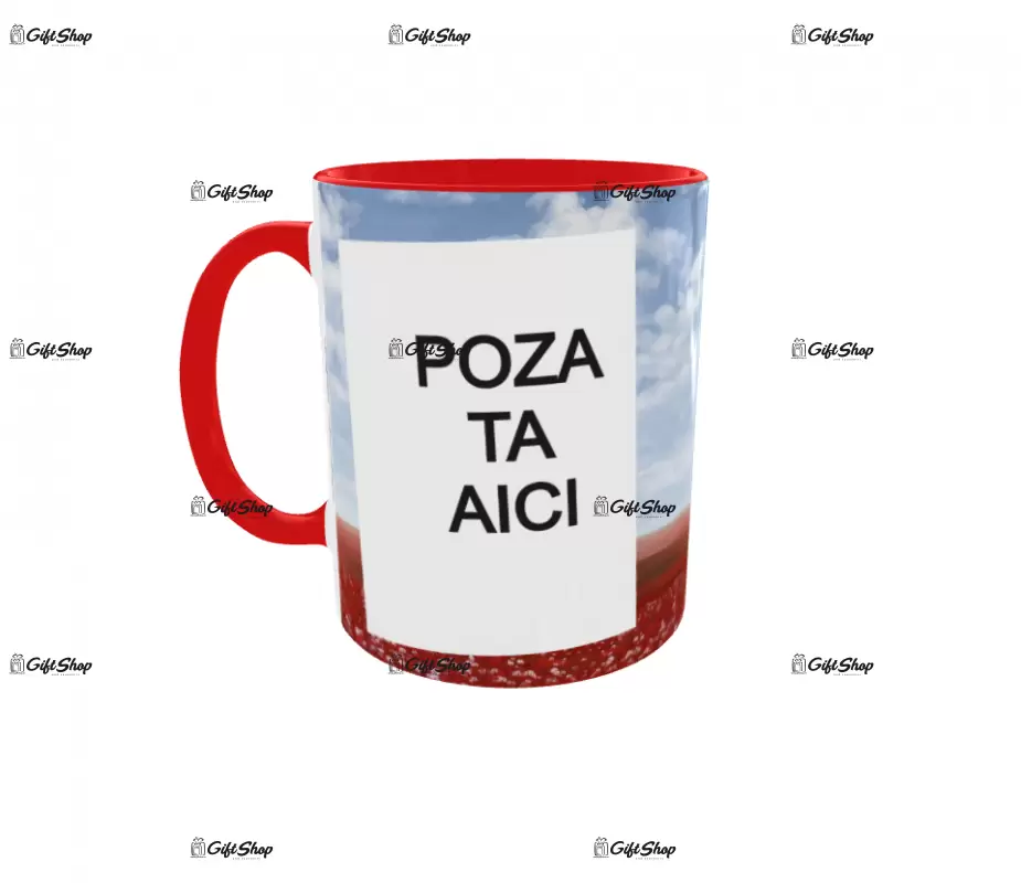 Cana, personalizata cu poza si text, 330ml, model 3121