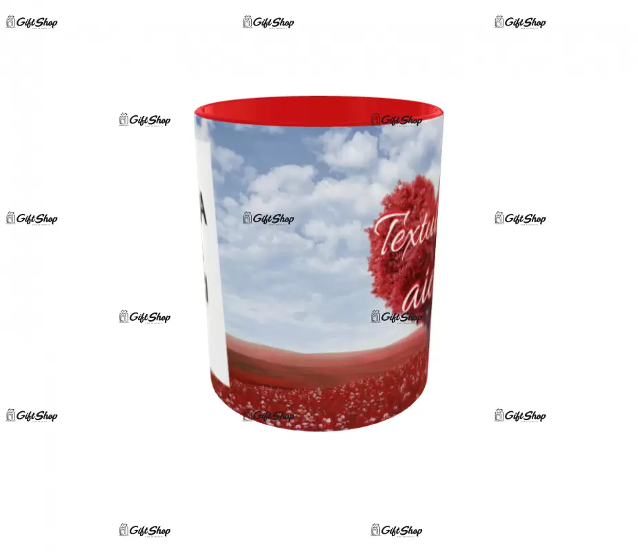 Cana, personalizata cu poza si text, 330ml, model 3121