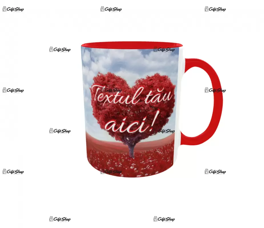 Cana, personalizata cu poza si text, 330ml, model 3121