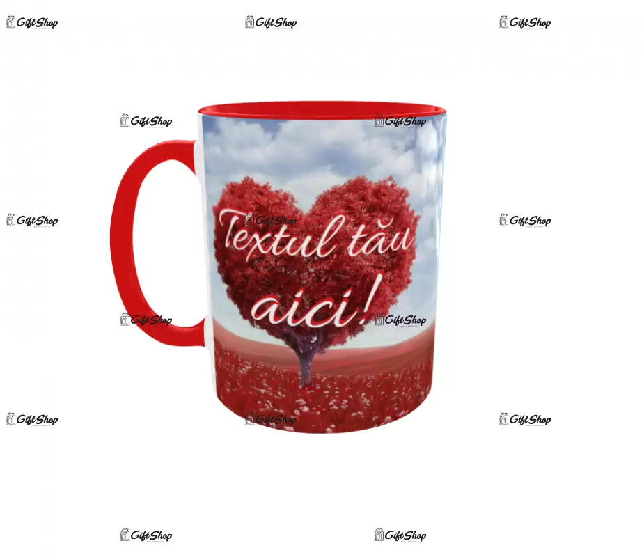 Cana, personalizata cu poza si text, 330ml, model 3122