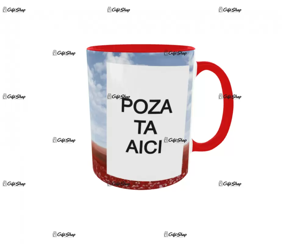 Cana, personalizata cu poza si text, 330ml, model 3122