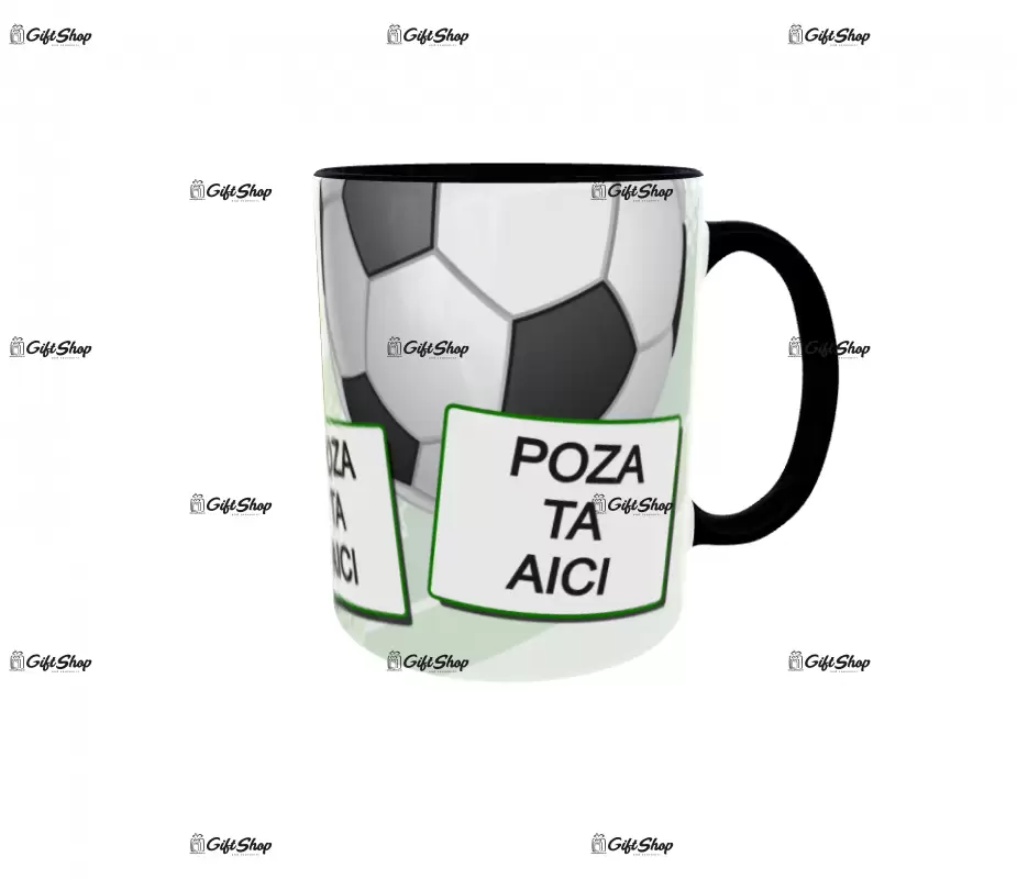 Cana, personalizata cu 3 poze si 1 text, 330ml, model 3126