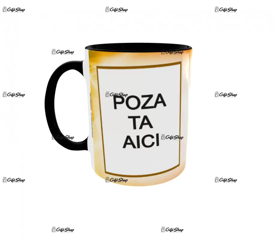 Cana, personalizata cu poza si text, 330ml, model 3143