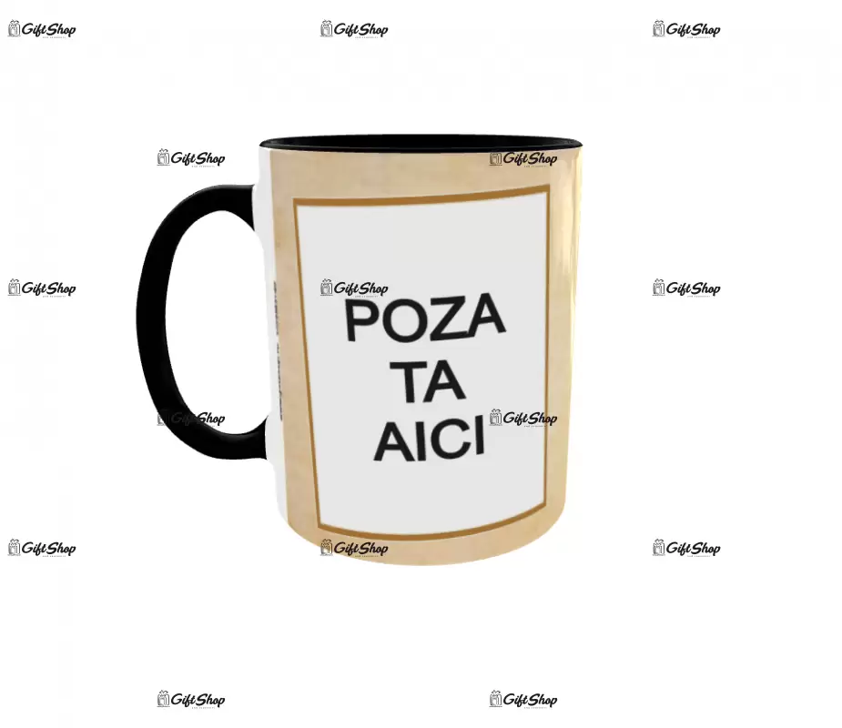 Cana, personalizata cu poza si text, 330ml, model 3149