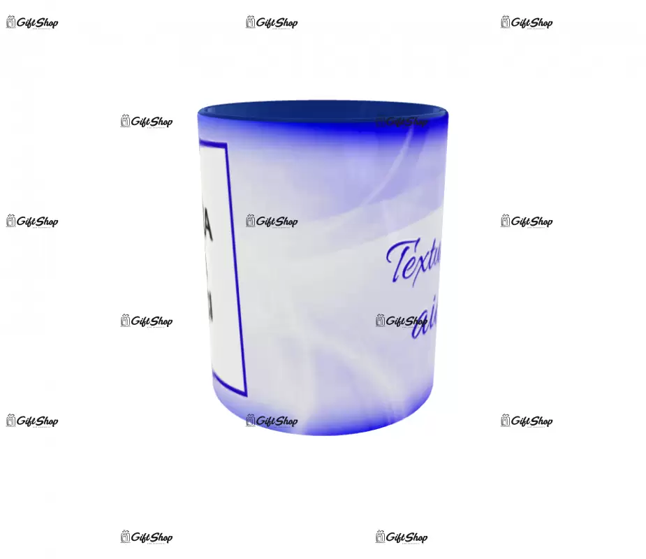 Cana, personalizata cu poza si text, 330ml, model 3158