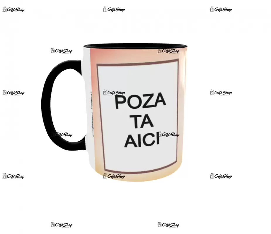 Cana, personalizata cu poza si text, 330ml, model 3161