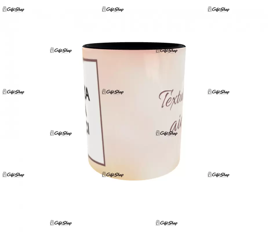 Cana, personalizata cu poza si text, 330ml, model 3161