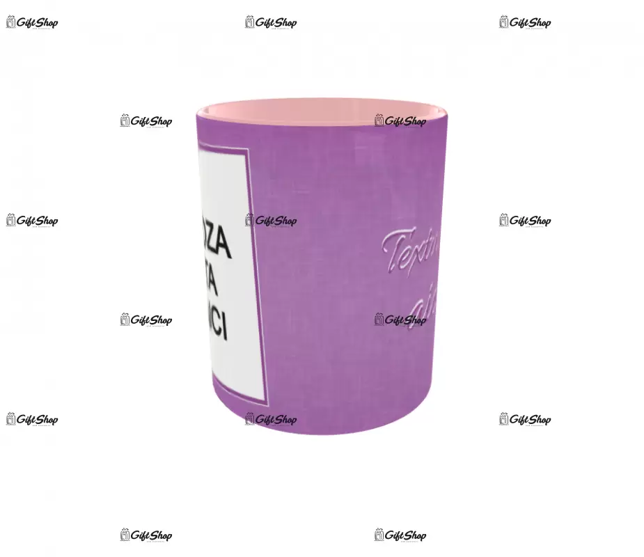 Cana, personalizata cu poza si text, 330ml, model 3185